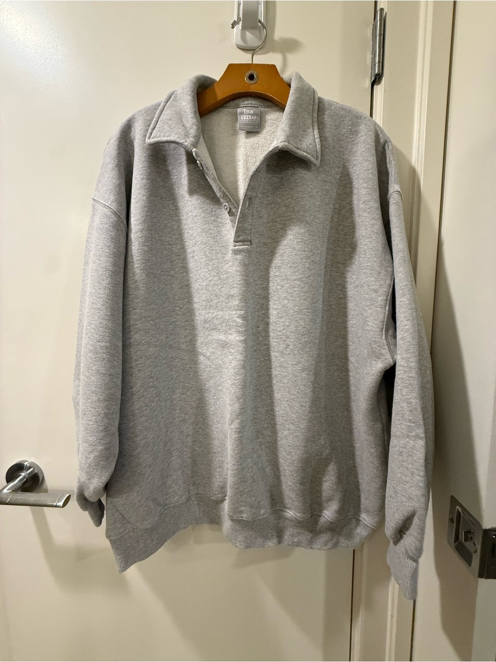 TNA CozyAF Polo Sweater